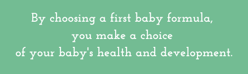 Choosing first baby formula 1